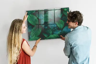 Magnetic wall board Nature leaves