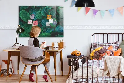 Nature leaves magnetic wall board