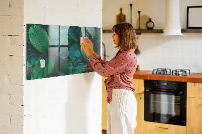 Nature leaves magnetic wall board
