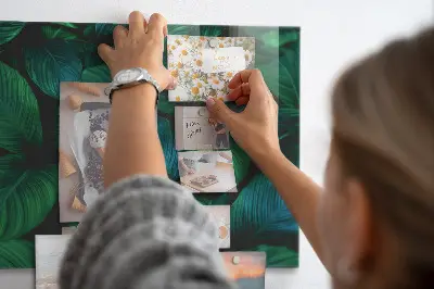 Magnetic wall board Nature leaves