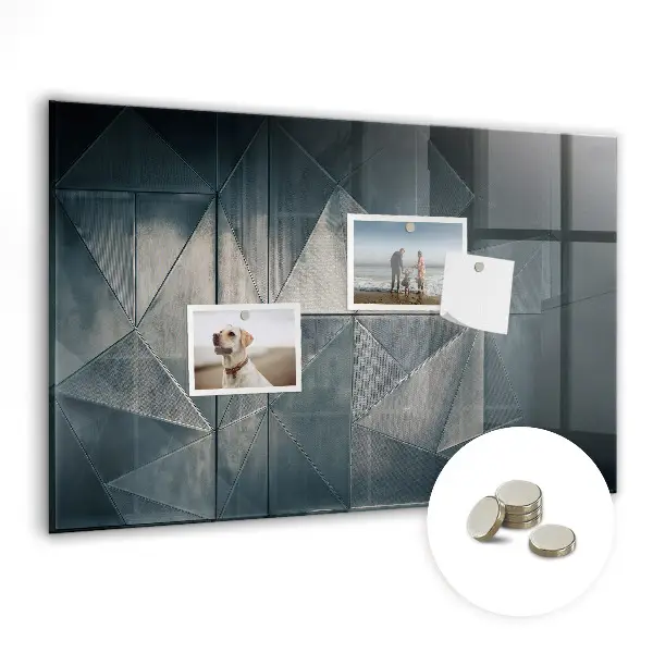 Abstract Metal Magnetic Board