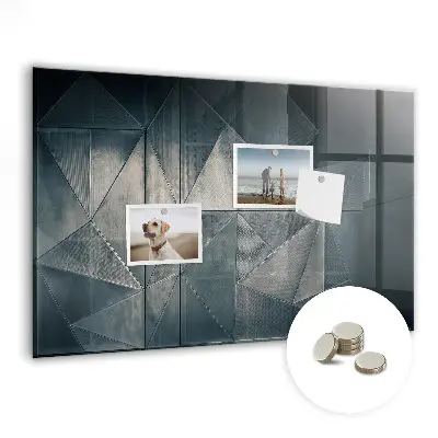 Abstract Metal Magnetic Board