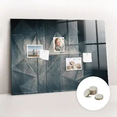 Abstract Metal Magnetic Board