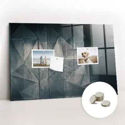 Abstract Metal Magnetic Board