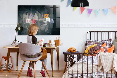 Abstract Metal Magnetic Board