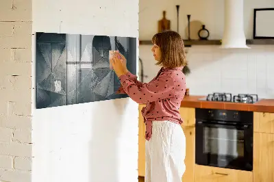 Abstract Metal Magnetic Board