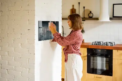 Abstract Metal Magnetic Board