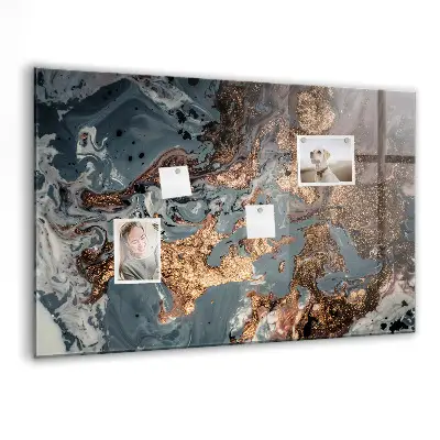 Decorative marble magnet board