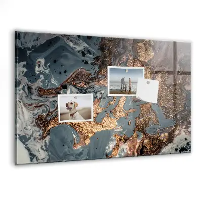 Decorative marble magnet board