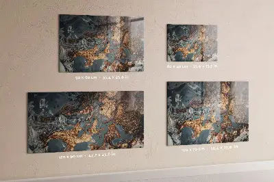 Decorative marble magnet board