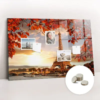 Eiffel Tower magnetic board