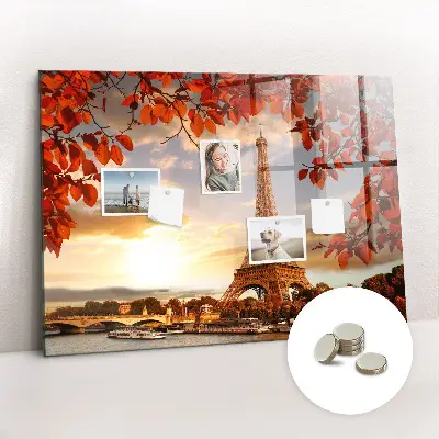 Eiffel Tower magnetic board
