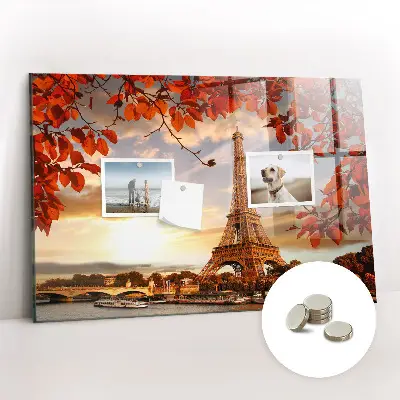 Eiffel Tower magnetic board
