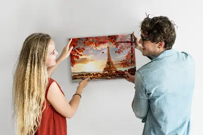 Eiffel Tower magnetic board