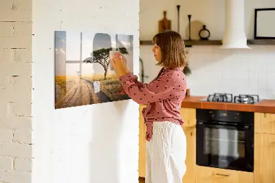 African landscape magnet board