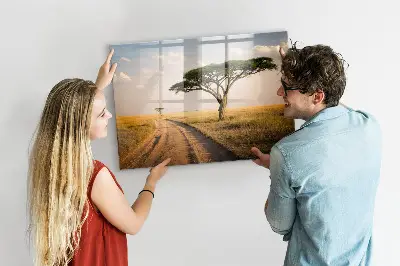 African landscape magnet board