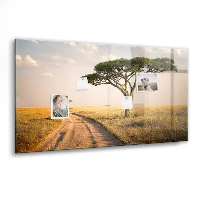 African landscape magnet board
