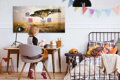 African landscape magnet board