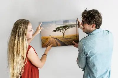 African landscape magnet board