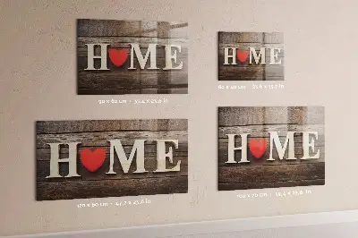 Magnetic glass dry erase board with House inscription
