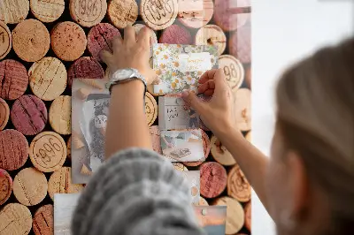 Magnetic glass dry erase board Wine Cork Collection