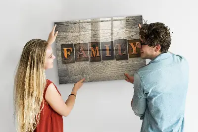 Family Inscription Magnetic Board
