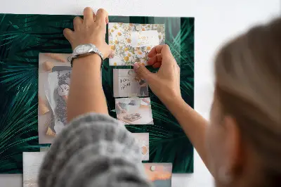 Tropical Leaves Magnetic Wall Board