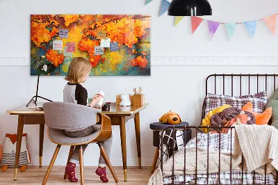 Decorative magnetic world map board