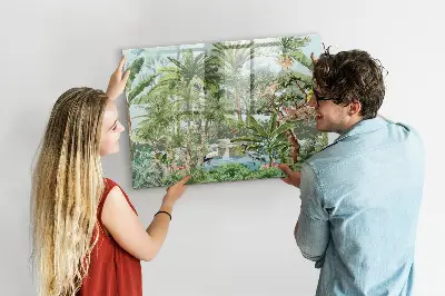 Nature Jungle Themed Magnetic Board