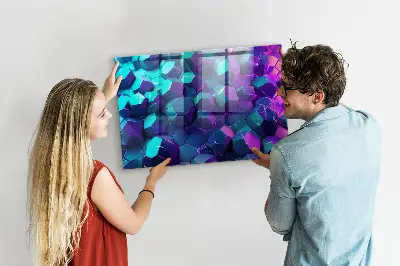 Magnetic wall board Geometric figures