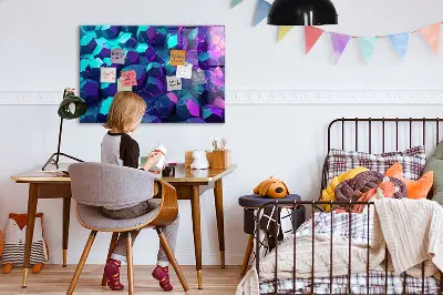 Magnetic wall board Geometric figures