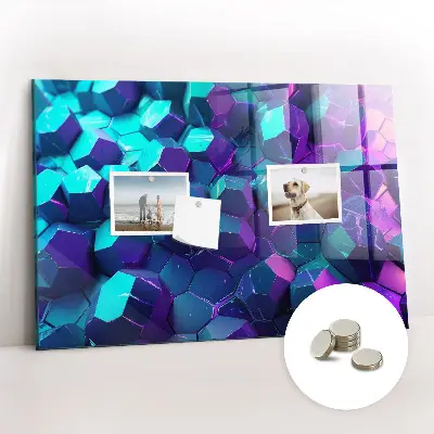 Magnetic wall board Geometric figures