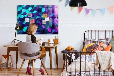 Magnetic wall board Geometric figures
