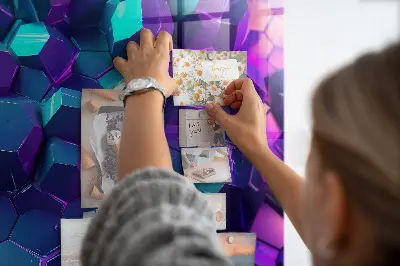 Magnetic wall board Geometric figures