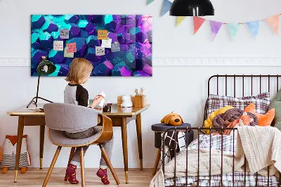 Magnetic wall board Geometric figures