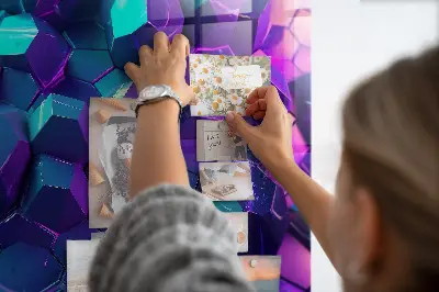 Magnetic wall board Geometric figures