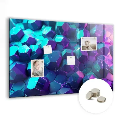 Magnetic wall board Geometric figures