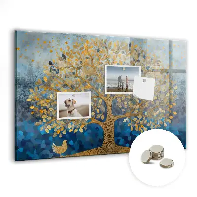 Abstract Tree Magnetic Wall Board