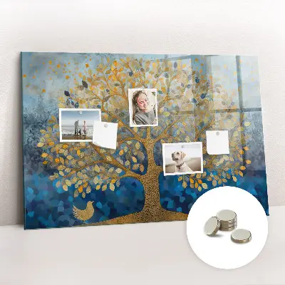 Abstract Tree Magnetic Wall Board