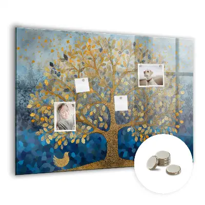 Abstract Tree Magnetic Wall Board