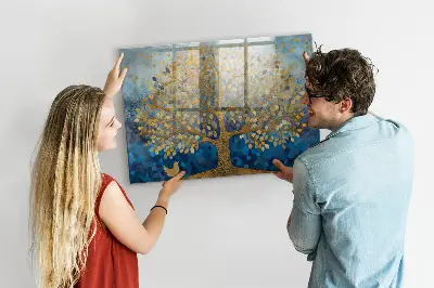 Abstract Tree Magnetic Wall Board