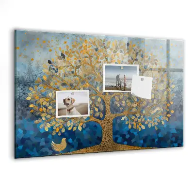Abstract Tree Magnetic Wall Board