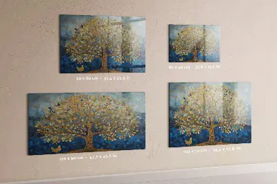 Magnetic wall board Abstract tree
