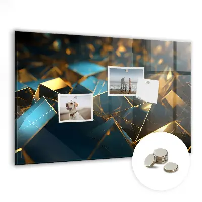 Decorative abstraction magnet board