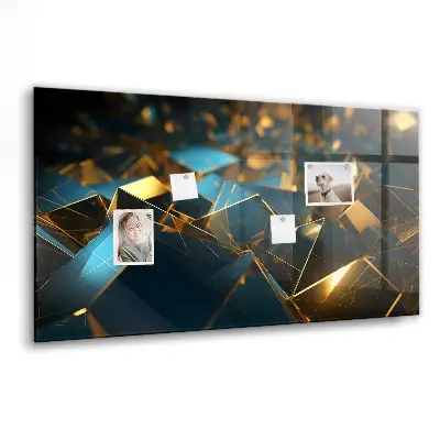 Decorative abstraction magnet board