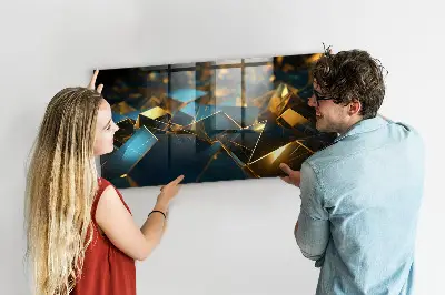 Decorative abstraction magnet board
