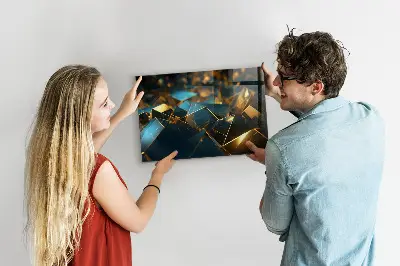 Decorative abstraction magnet board