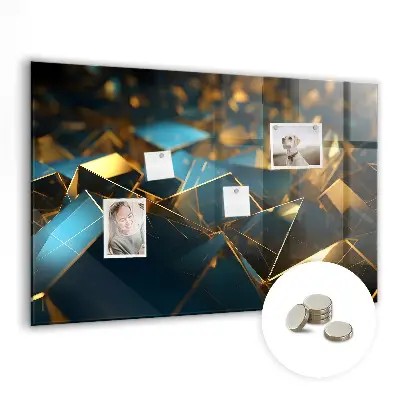 Decorative abstraction magnet board