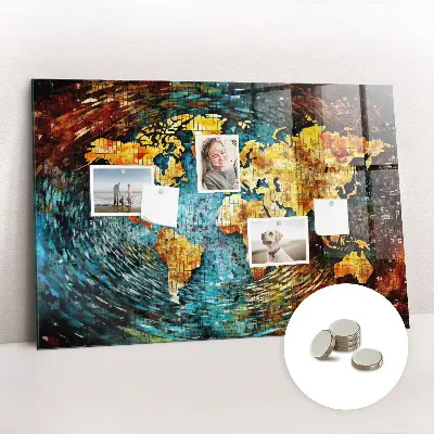 Magnetic wall board A world of chaos