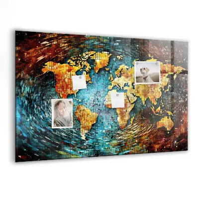 Magnetic wall board A world of chaos